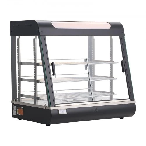 VEVOR Maisto šildymo vitrina NB-601, 3 lygių, 1200 W, 100 l, 66 x 48 x 64 cm