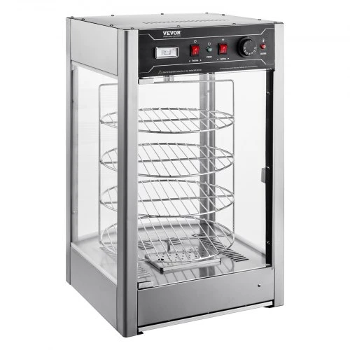 VEVOR Maisto šildymo vitrina SC-PS14 picai, 4 aukštų, iki 36,6 cm, 800 W