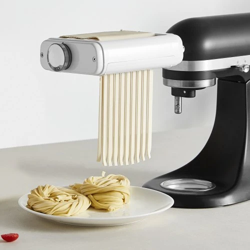 VEVOR Makaronų volelio priedas KitchenAid pastatomam maišytuvui, 3 dalių nerūdijančio plieno rinkinys, 25,5 x 14,3 x 5,4 cm