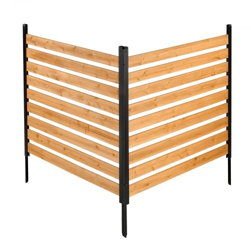 VEVOR Medinių privatumo tvoros skydų rinkinys, 2 vnt., 121,9 x 124,4 x 121,9 cm