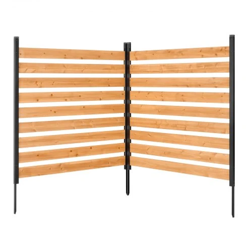 VEVOR Medinių privatumo tvoros skydų rinkinys, 2 vnt., 121,9 x 124,4 x 121,9 cm