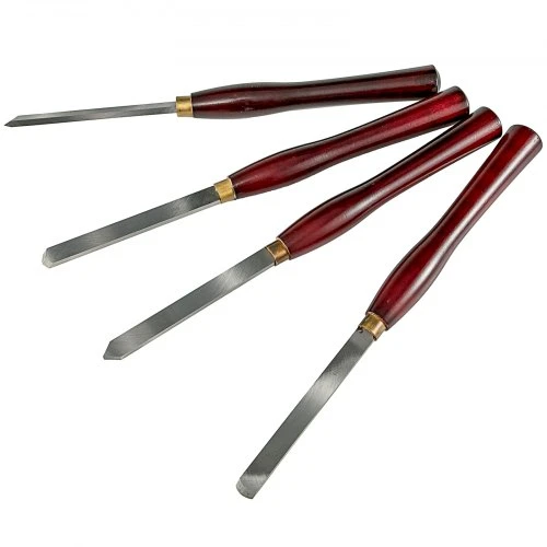 VEVOR Medžio tekinimo kaltų rinkinys, 8 vnt., raudonas, 41 cm