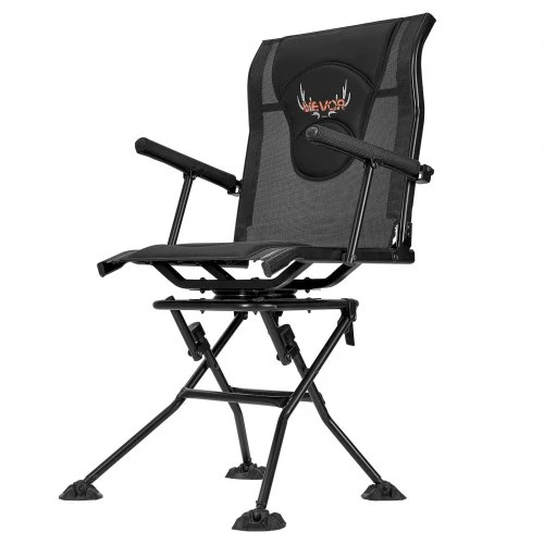 VEVOR Medžioklės kėdė XW-HC-07, sulankstoma, 136 kg, juoda