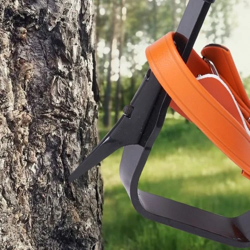 VEVOR Medžių laipiojimo smaigai, 1 pora, legiruotas plienas, oranžiniai, iki 159 kg