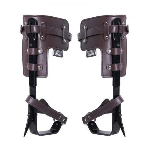 VEVOR Medžių laipiojimo smaigai, 1 pora, legiruotas plienas, rudi, 34-43 cm