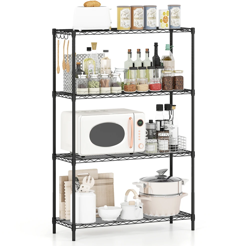 Promotion Metalinė lentyna 4 lygiai 91x35x138,5 cm