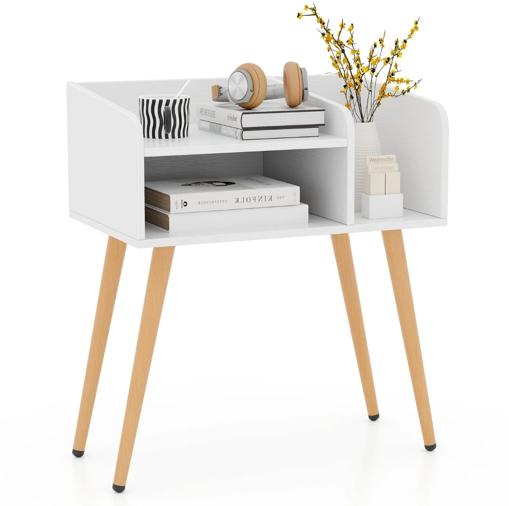 Promotion Mid Century Modern naktinis staliukas Baltas spalvos