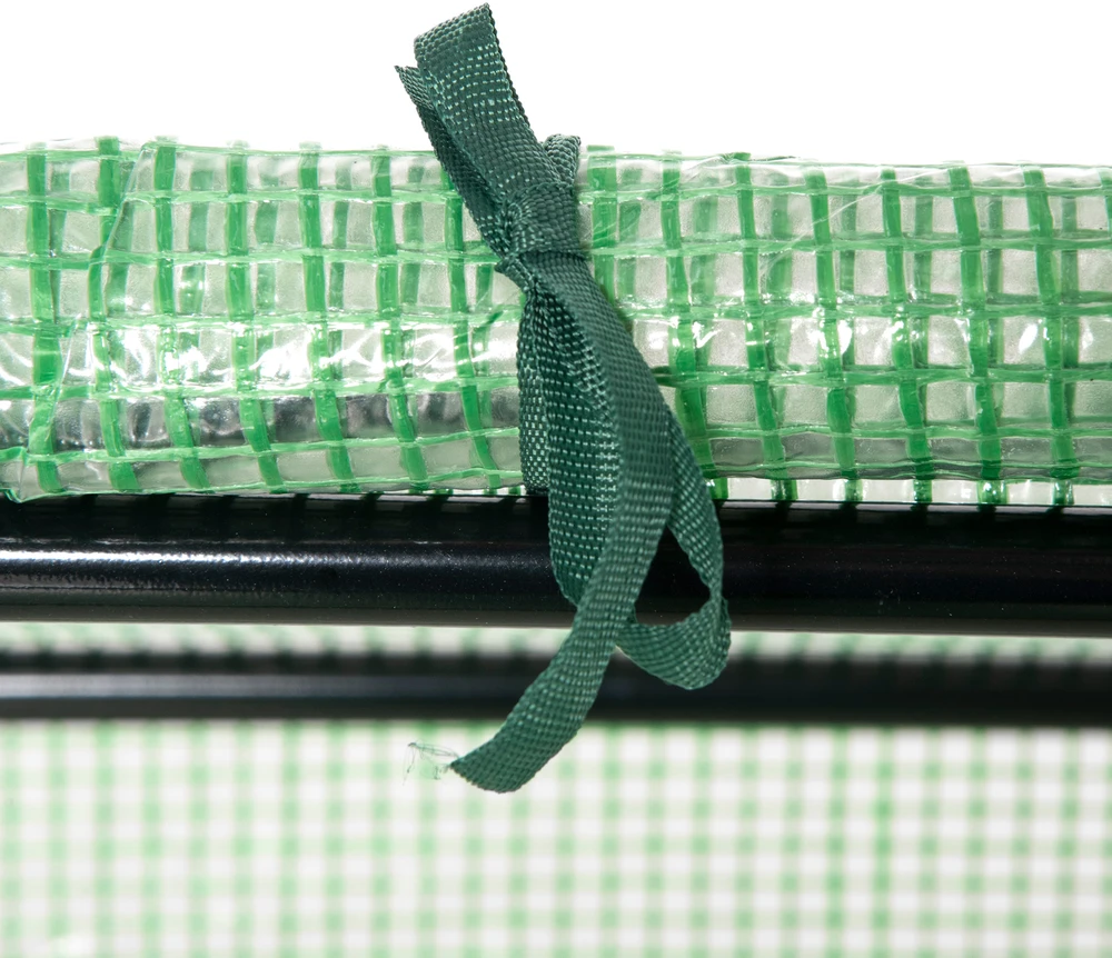 Aosom Mini šiltnamis su langais, PE, žalias, 120 x 60 x 60 cm