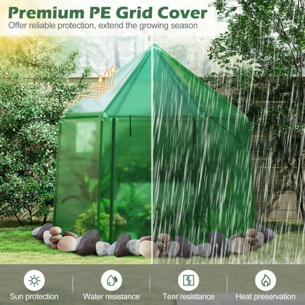 Promotion Mini šiltnamis su PE danga 198x172x190cm