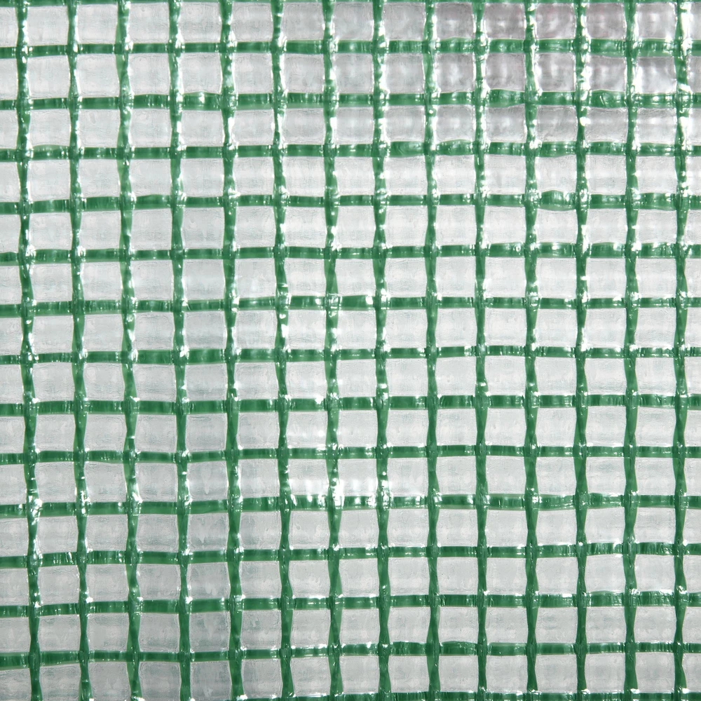 Aosom Mini šiltnamis su plėvelės uždangalu ir 3 lentynomis, žalias, 69 x 49 x 125 cm