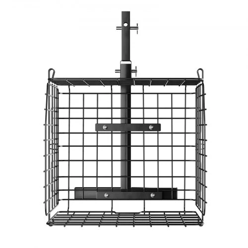 VEVOR Mobiliojo paspirtuko galinis krepšys J950, metalinis vielinis, sulankstomas, 45 x 45 x 39 cm