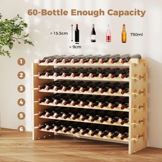 Promotion Modulinė Vyno Lentyna 60 Butelių