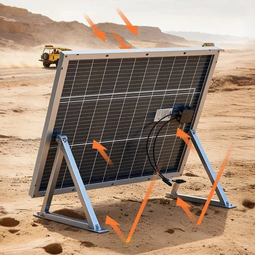 VEVOR Monokristalinis saulės modulis S100, 2 vnt. po 100 W, aliuminio rėmas, 82 x 66 x 3 cm