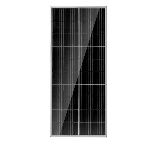 VEVOR Monokristalinis saulės skydelis S100 su įkrovimo valdikliu, 100 W, 12 V, 110 x 45 x 3 cm