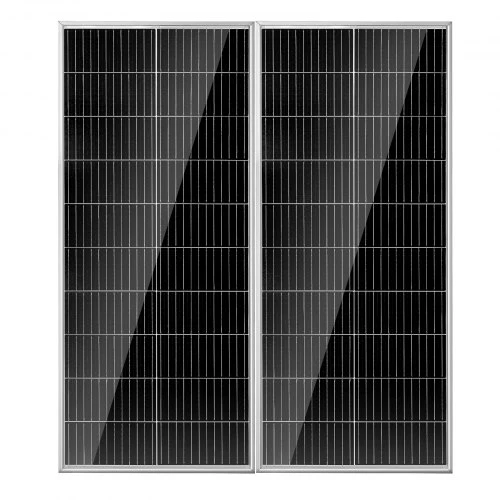 VEVOR Monokristalinių saulės modulių rinkinys S100, 200 W, 2 vnt., 12 V