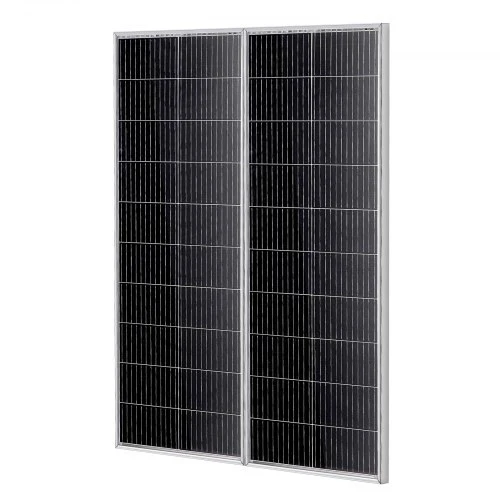 VEVOR Monokristalinių saulės modulių rinkinys S100, 200 W, 2 vnt., 12 V