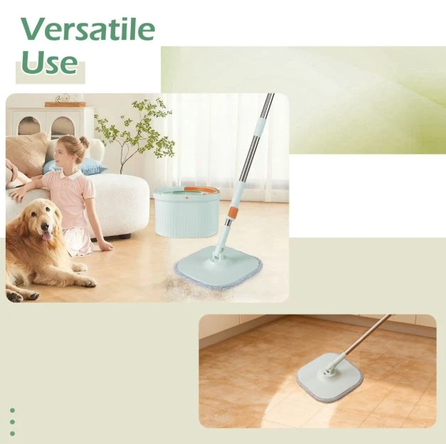 Promotion Mopų komplektas su mikropluošto pagalvėlėmis žalia