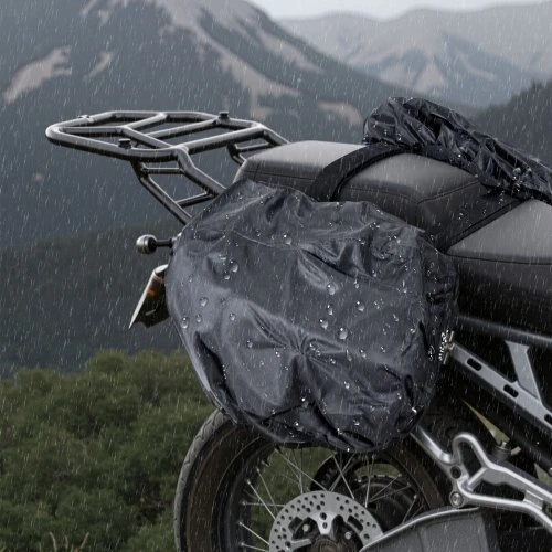 VEVOR Motociklo šoninių krepšių rinkinys, 30 l, juodas