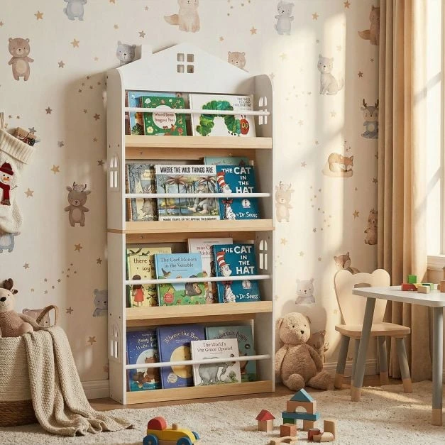 Promotion Namelio Formos Vaikų Knygų Lentyna Balta