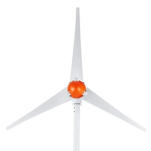 VEVOR Namų vėjo turbina 500 W, 12 V, 3 menčių, su anemometru ir MPPT valdikliu, 120 x 120 x 68 cm