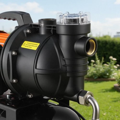 VEVOR Negilaus šulinio siurblys su slėgio baku FSGP1200C, 735 W, 3785 l/val., 19 l