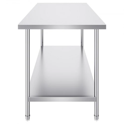 Koduva Nerūdijančio plieno paruošimo stalas VEVOR, 76 x 183 x 86 cm