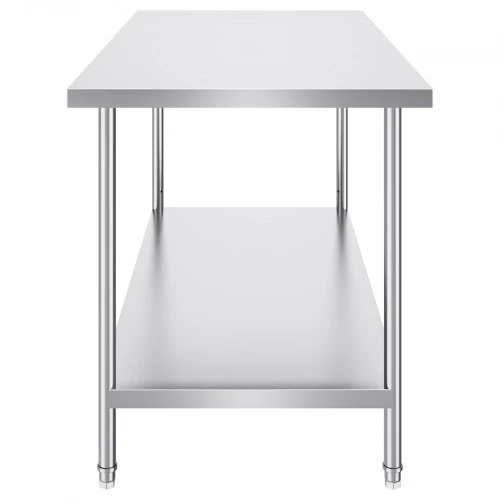 Koduva Nerūdijančio plieno paruošimo stalas VEVOR, 152 x 76 x 86 cm