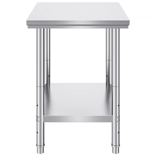 Koduva Nerūdijančio plieno paruošimo stalas VEVOR, 60 x 76 x 80 cm, iki 318 kg