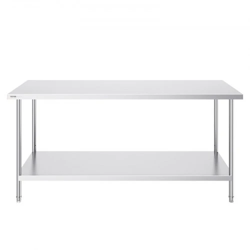 Koduva Nerūdijančio plieno paruošimo stalas VEVOR, 76 x 183 x 86 cm