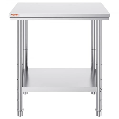 Koduva Nerūdijančio plieno paruošimo stalas VEVOR, 60 x 76 x 80 cm, iki 318 kg