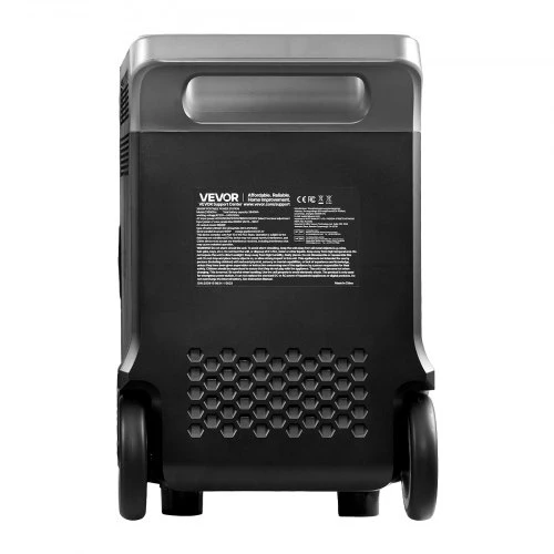VEVOR Nešiojama elektros stotis Q3600Pro, 3600 W, 3840 Wh, juoda ir pilka, 61 x 29 x 46 cm