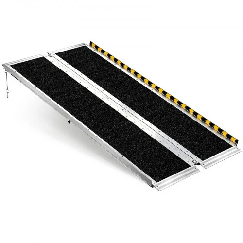 VEVOR Nešiojama neįgaliojo vežimėlio rampa, aliuminis, 152 x 75 cm, iki 362,9kg