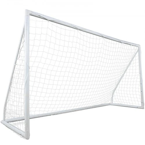 VEVOR Nešiojami futbolo vartai, 366 x 183 cm, PVC, su PE tinklu, su nešiojimo krepšiu, 1 vnt.