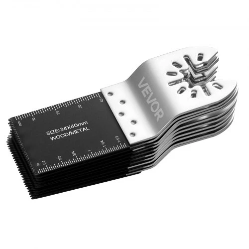VEVOR Osciliacinio įrankio pjūklelių rinkinys SS-50PCS, bi-metal, 50 vnt., 34 x 90 mm