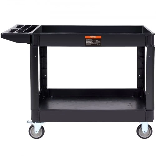 Koduva Pagalbinis vežimėlis VEVOR JY-UC02C, 2 lentynų, PP, iki 249,5kg, 116 x 65 x 85 cm
