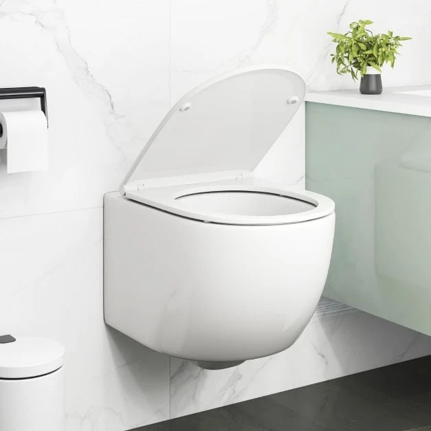 Promotion Pakabinamas keraminė WC 4/6L su minkštu uždarymu