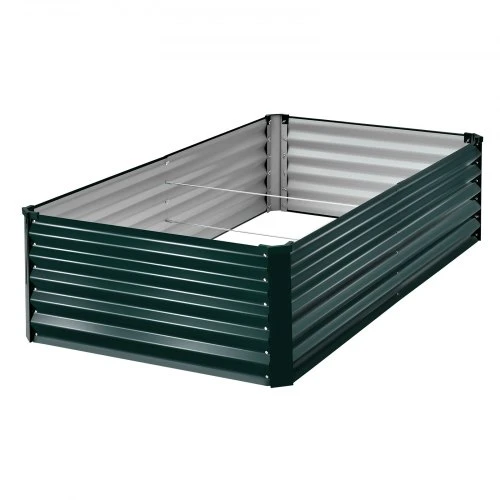 VEVOR Pakelta lysvė, Alu-Zinc dengtas metalas, tamsiai žalia, 203 x 102 x 46 cm