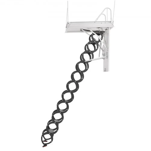 Koduva Palėpės kopėčios VEVOR E2-11, iki 299,4kg, 11 pakopų, 100 x 70 cm angai, 2,6-2,85 m lubų aukščiui