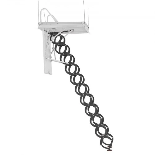 Koduva Palėpės kopėčios VEVOR E2-11, iki 299,4kg, 11 pakopų, 100 x 70 cm angai, 2,6-2,85 m lubų aukščiui