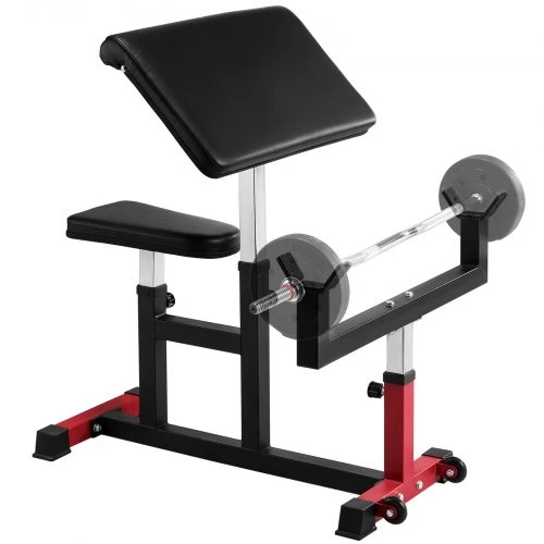 VEVOR Pamokslininko suolelis ax1010, anglinis plienas, juoda / raudona, iki 200 kg