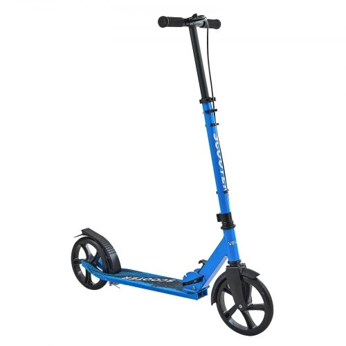 VEVOR Paspirtukas S200F, juoda + mėlyna, 90 x 38 x 100 cm, nuo 8 m., iki 99,8kg