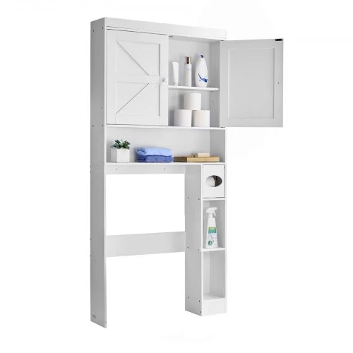 VEVOR Pastatoma spintelė virš tualeto KLBC-02, balta, 171 cm