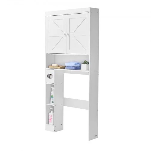 VEVOR Pastatoma spintelė virš tualeto KLBC-02, balta, 171 cm