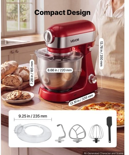 VEVOR Pastatomas maišytuvas SC-265, 5 l, 1000 W