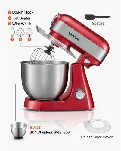 VEVOR Pastatomas maišytuvas SC-265, 5 l, 1000 W