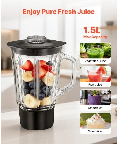 Koduva Pastatomas maišytuvas VEVOR SM-1532BM, 4,3 l, 1300 W, sidabrinis