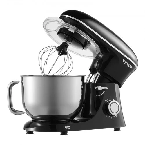 VEVOR Pastatomas maišytuvas SM-1560N, 1400 W, 5,68 l, juodas