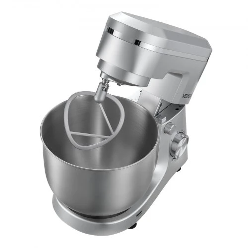 VEVOR Pastatomas maišytuvas SM-2541H, 5,7 l, 1500 W, sidabrinis