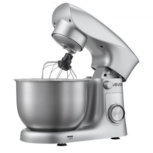 VEVOR Pastatomas maišytuvas SM-2548A, 4,2 l, 1500 W, sidabrinis