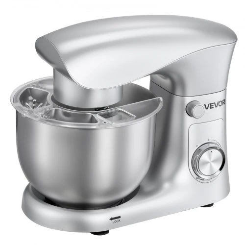 VEVOR Pastatomas maišytuvas SM-2548A, 4,2 l, 1500 W, sidabrinis